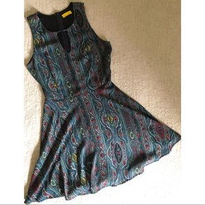 Paisley Print Dress